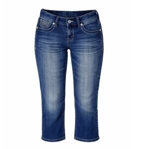 Hydraulic Denim Capri Jeans Size 1/2 Juniors Blue Cropped Pants